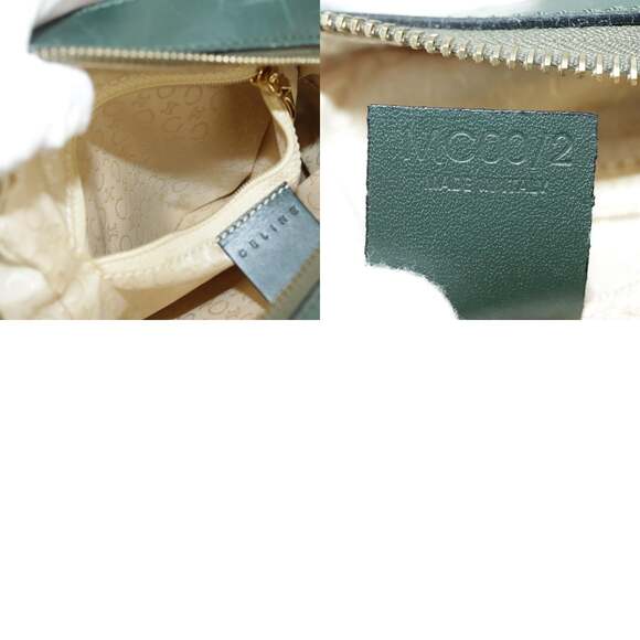 CELINE C Macadam Canvas Hand Bag Gray Gold - Picture 13 of 13